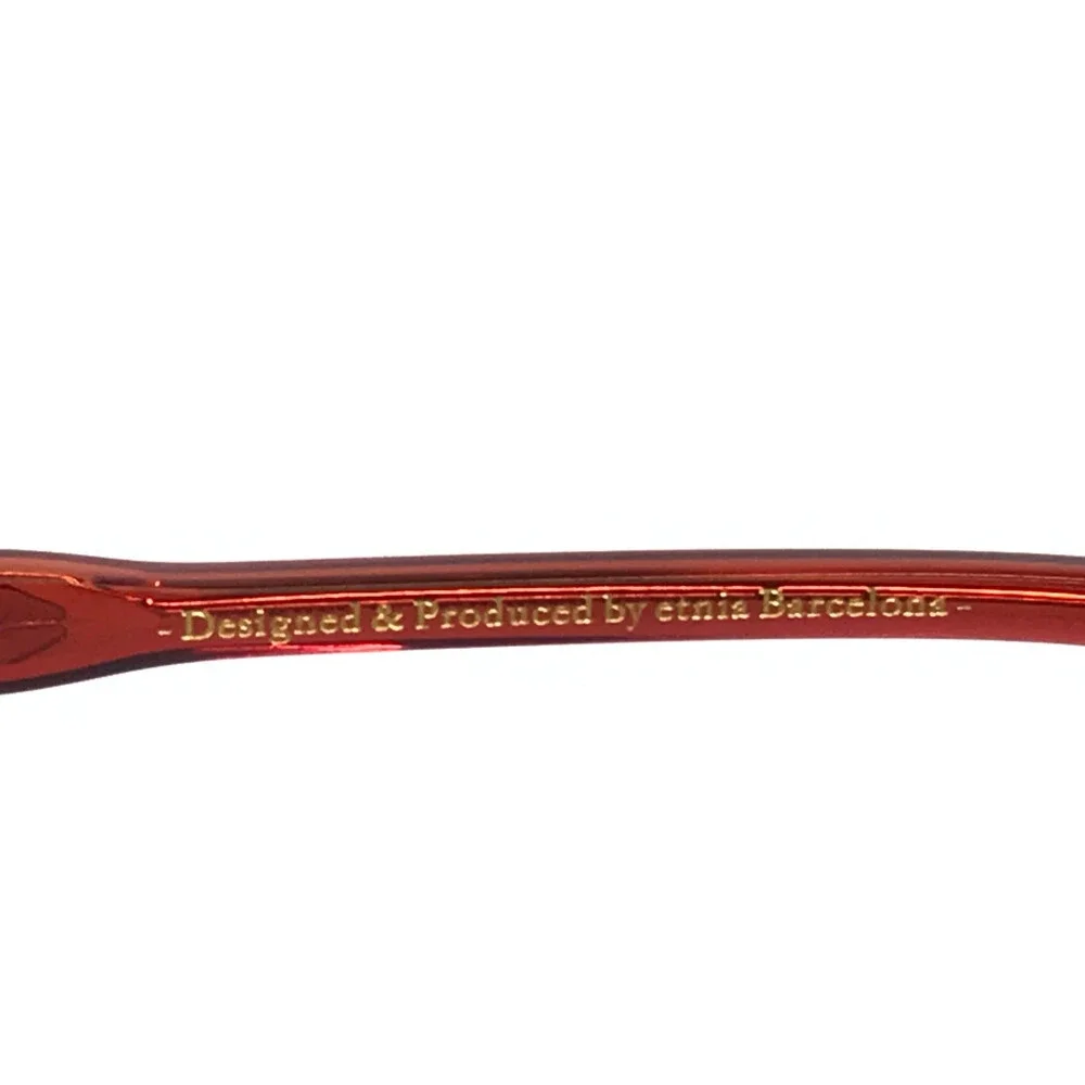 Etnia Barcelona Eyeglasses Frames ES MERCADAL RD Red Clear Aviators 52-17-145